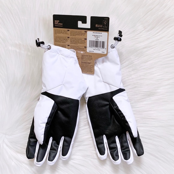 The North Face Montana Etip Gore-Tex White Gloves - Picture 2 of 7
